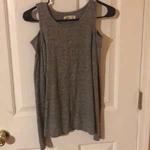 Open shoulder sweater